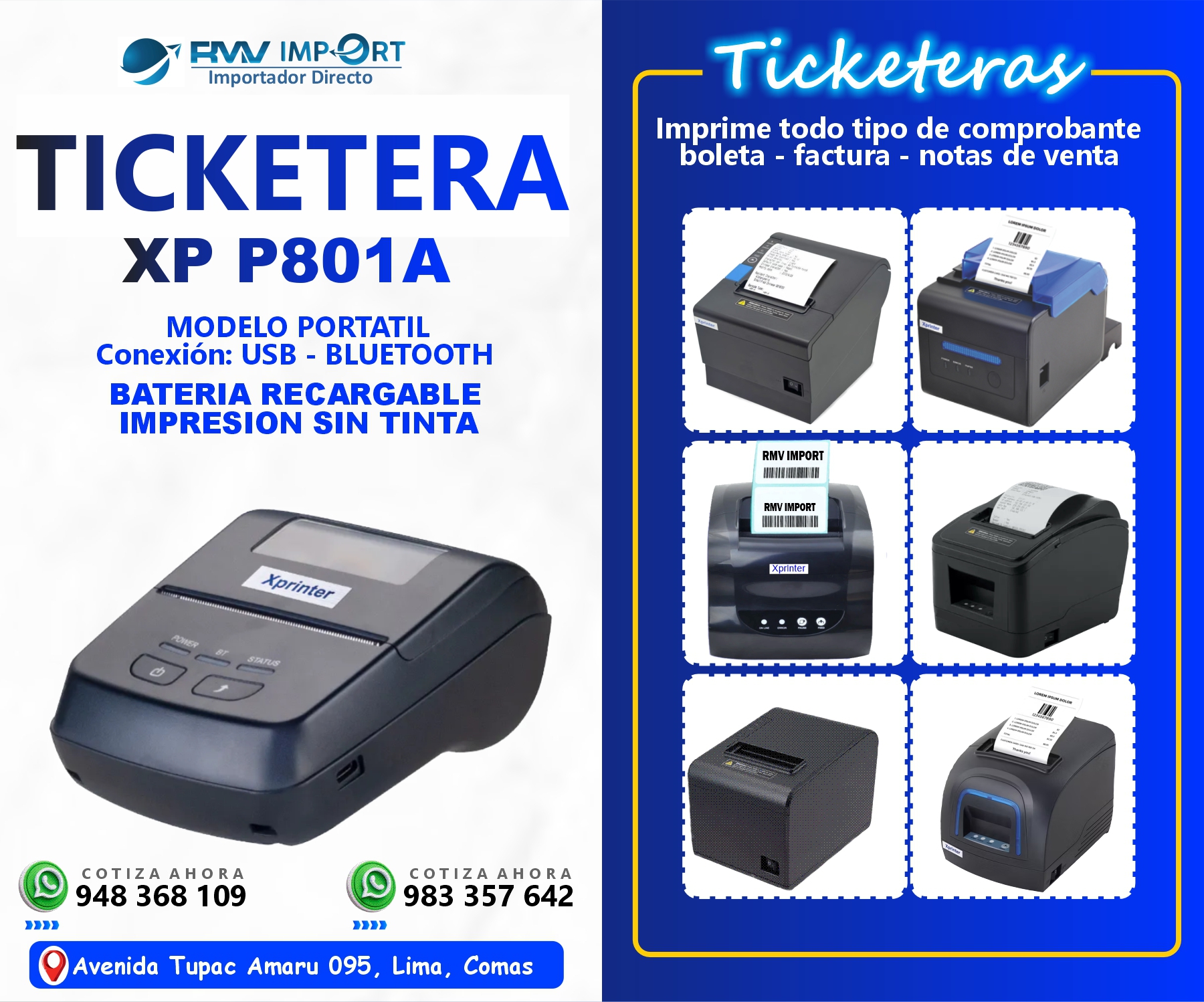 Impresora Termica Escritorio