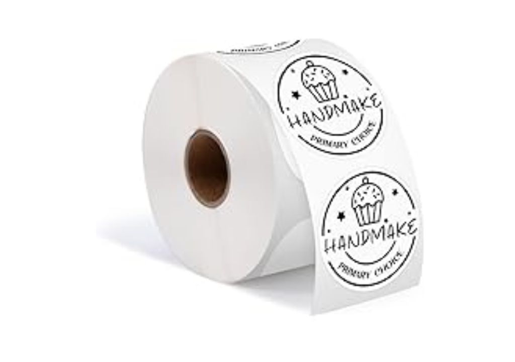 Etiqueta Adhesiva TD de 40*40mm 600 unid redondo blanco