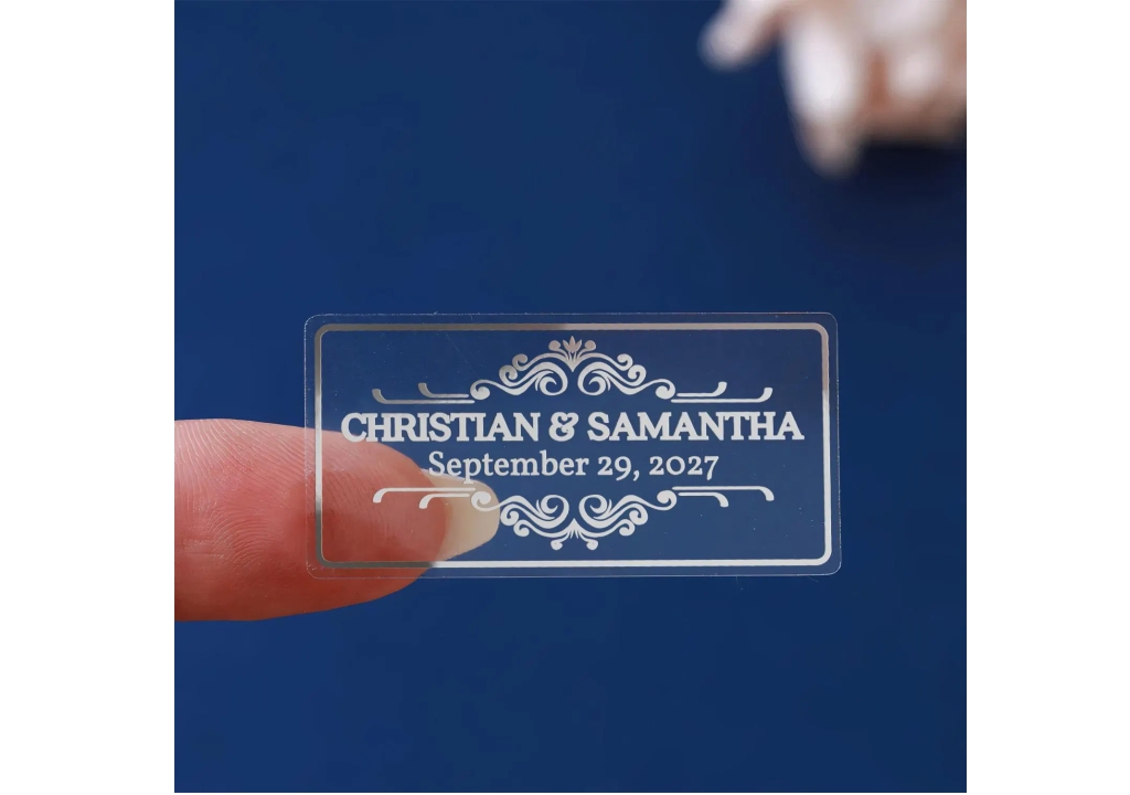 Etiqueta Adhesiva TT de 70*50mm 500 unid transparente perforada