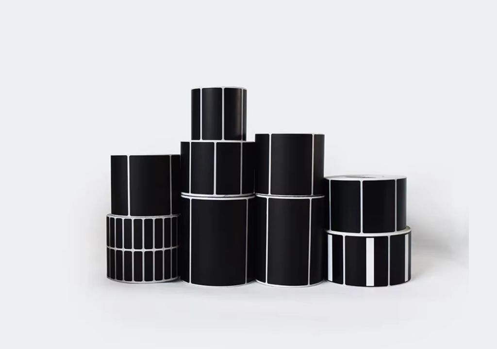 Etiqueta Adhesiva TT de 80*40mm 1000 unid sintetico vinilo negro